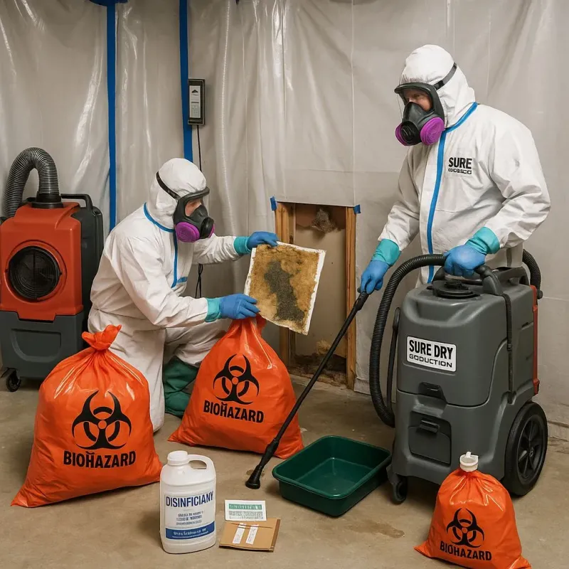 Contaminated Water Handling Protocols process in Piedra Gorda, PR